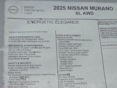 2025 Nissan Murano SL