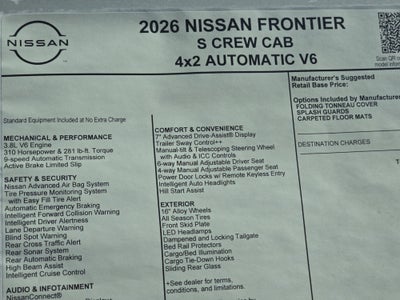 2026 Nissan Frontier S