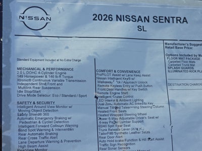 2026 Nissan Sentra SL