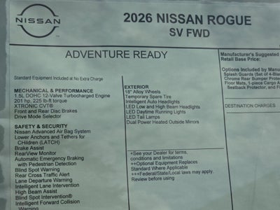 2026 Nissan Rogue SV
